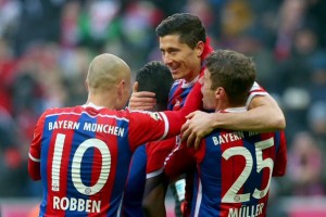 Robben y Lewandowski no se la llevan bien en el Bayern Munich