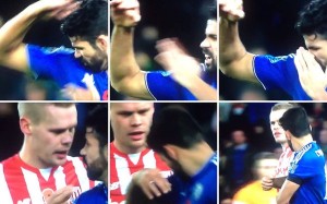 Diego Costa se queja del mal olor de un rival