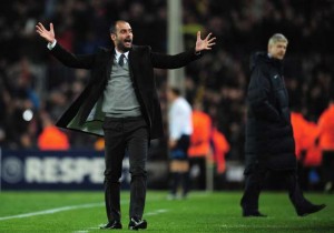 Pep Guardiola y Wenger