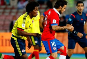 Chile contra Colombia