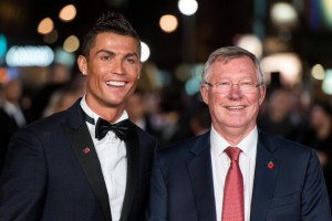 Cristiano Ronaldo and Sir Alex Ferguson!