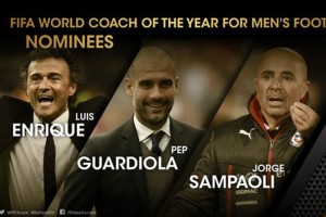 Luis Enrique, Guardiola y Sampaoli, candidatos a mejor DT por la FIFA en 2014.