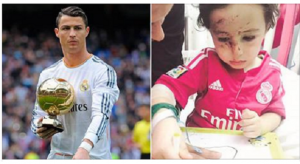 La historia del niño libanés que sobrevivió al atentado con la camiseta de Cristiano
