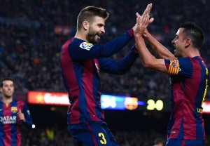 Xavi Hernández bromeó en el mensaje que le envió a Piqué durante su premiación como mejor jugador catalán del 2015.