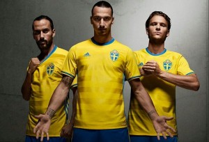 La nueva camiseta de Suecia 2015/16 #Sverige #Suecia #Sweden #Adidas