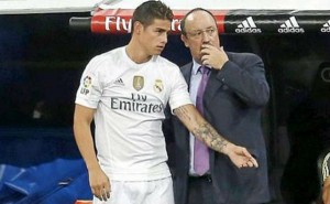 Rafa Benítez sorprende con estas palabras para James