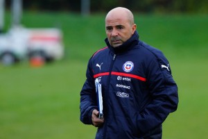 Sampaoli con Chile