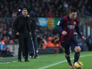 Simeone: "Messi, Suárez y Neymar son admirables"