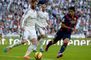 Sergio Ramos contra el Barcelona