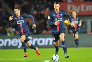 Zlatan con el PSG