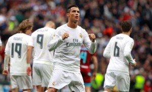 Cristiano Ronaldo festejando