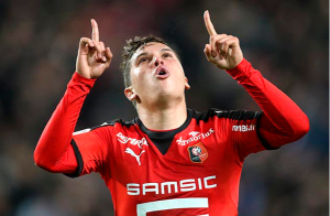 Gol de Juan Fernando Quintero en el Rennes 1-1 Caen