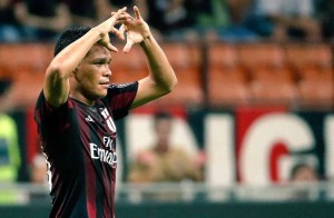 Carlos Bacca registra 8 goles en su primera Liga con el AC Milán...
