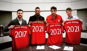 Bayern Munich renueva con varias de sus figuras