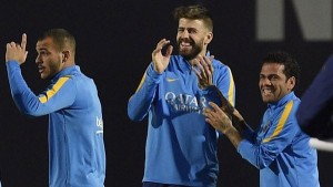 Gerard Piqué no deja de gozar la eliminación del Real Madrid de la Copa del Rey.
