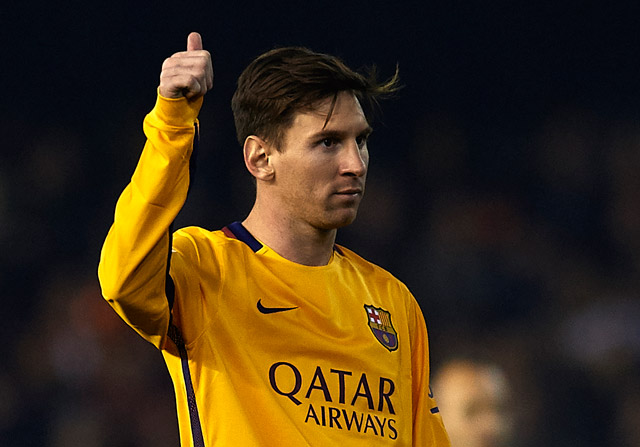 Messi con Barcelona