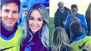 Neymar, el fotógrafo oficial de Messi