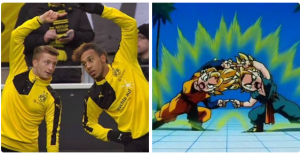 Marco Reus - Pierre-Emerick Aubameyang, en mode Dragon Ball...