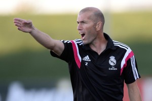 Zinedine Zidane en el Castilla