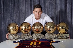 Mesis y los balones de oro