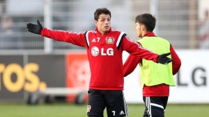 Chicharito Hernández en el Bayer Leverkusen