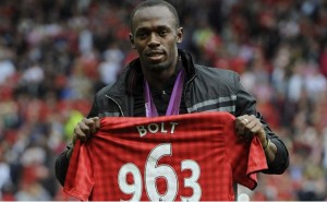 Usain Bolt dijo que no podría jugar con Van Gaal como DT en el Manchester United