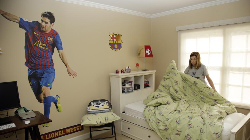 Habitación de Messi para Super Bowl