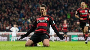 Bicicleta y GOLAZO de Chicharito Hernández