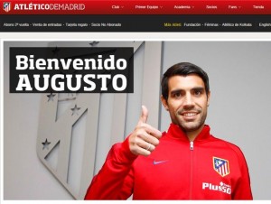 Augusto Fernández, nuevo jugador del Atlético
