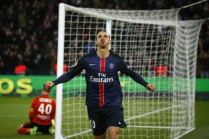 Zlatan con el PSG