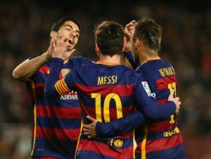 La MSN amenaza su propio récord de 122 goles