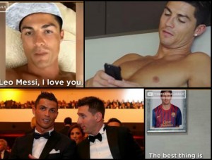 La cuenta The Football Daily ha hecho un vídeo con una presunta declaración de amor de Cristiano Ronaldo a Messi