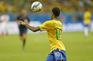 Neymar con Brasil