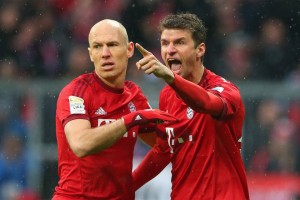 Robben y Muller en el Bayern Múnich
