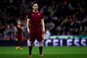 Francesco Totti con la Roma