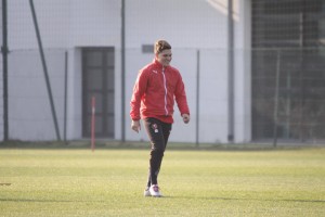 Juan Fernando Quintero entrenando en Francia