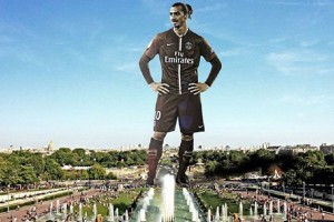 Y así le contestó la Torre Eiffel a @Ibra_official tras su petición....