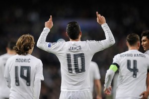 Primer gol en la presente @LigadeCampeones para @jamesdrodriguez
