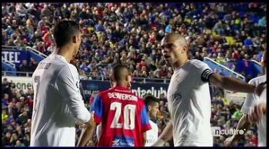 Cristiano y Pepe tuvieron pelea en pleno partido con el Levante
