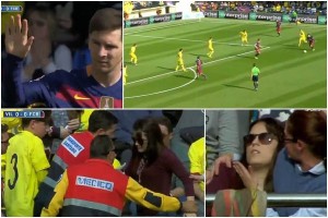 La aficionada del balonazo: "Soy del Madrid y Messi ya me caía mal, pero ahora me cae peor".