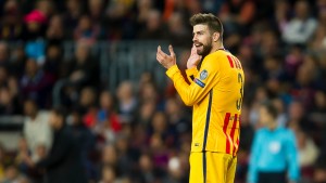Gerard Piqué con Barcelona