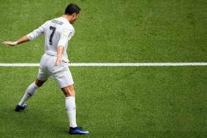 Cristiano Ronaldo celebrando gol