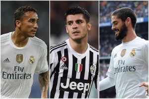 Isco, Danilo y Morata