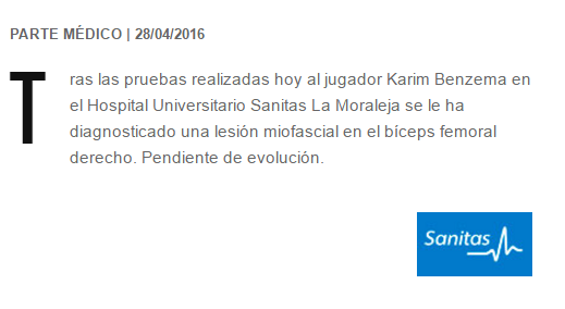Extraída de realmadrid.com