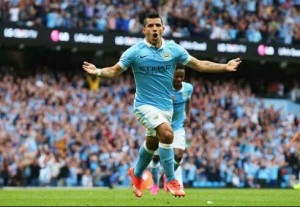 Agüero alcanza los 100 goles en la Premier League