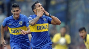 Terrible GOLAZO de Tévez al Bolívar en la Libertadores.