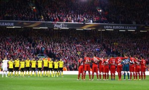 El mensaje del Dortmund dedicado al Liverpool