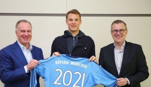 Manuel Neuer renovó contrato con el Bayern Munich hasta 2021.