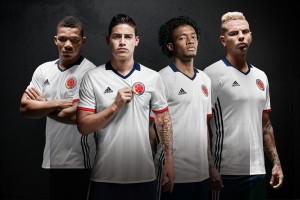 Nueva camiseta blanca edición 2016 de la seleción colombia para la copa américa centenario