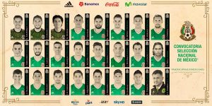 Los convocados de México para la Copa América Centenario